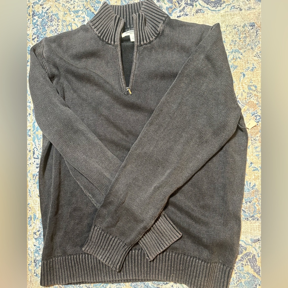 NWT Men’s knit quarter zip sweaterter